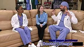 dr tampa does my first gyno exam spreading neighbors tight pussy