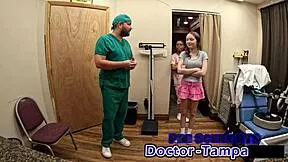 dr tampa does my first gyno exam spreading neighbors tight pussy
