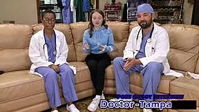 dr tampa does my first gyno exam spreading neighbors tight pussy