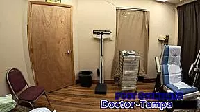 dr tampa does my first gyno exam spreading neighbors tight pussy