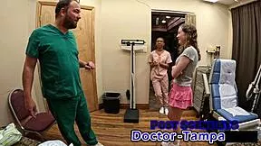 dr tampa does my first gyno exam spreading neighbors tight pussy