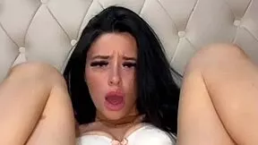 i finger my wet pussy then squirt hard on webcam as horny american student