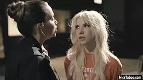 hey kenzie you dirty thief time for this milf cop to finger your petite pussy hard