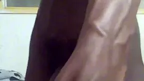 Thug teen strokes huge bbc cumshot on oiled legs in country solo masturbation fetish