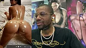 wanna watch this ebony milf's tight bald pussy double penetrated public pov dildo cum covered?