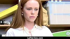 ever catch a cute shoplifter and turn her into your bent-over office fucktoy?