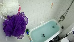 skinny asian candy cruise gags on cock deepthroat in bathtub choke