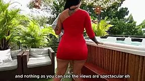 horny latina housewife bends over for real estate agent's big cock doggystyle then rides cowgirl till creampie deal closes
