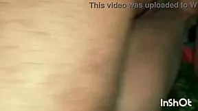 Indian girl bounces wildly on boyfriend's throbbing penis screaming