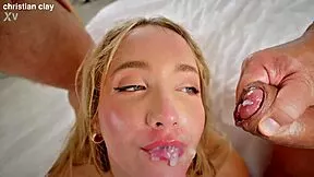 found stepsons girlfriend naked... tricked her into dp with me n him 😏