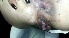 man with painted nails fingers and pounds latina woman's ass deeply