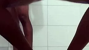 hey babe, quick bathroom fuck with your skinny latina girlfriend before work, tits ass shaking 😏🚿