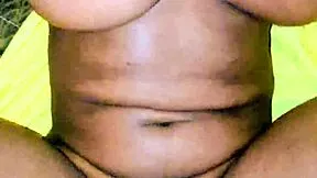 POV Ebony Wife Bent Over Doggystyle Creampie Full Mature Ass Pounding