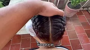 stranger perfect body morena fitness milks huge cock creampie in tight pussy spanish dirty talk