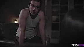 Uncle Logan Pierce stretches Emily Willis tight hole deep