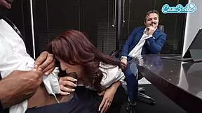 Imagine your petite wife gagging on monster BBC doggystyle while hubby's watching?