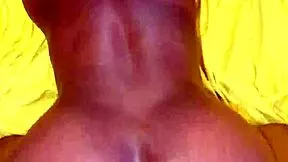POV Ebony Wife Bent Over Doggystyle Creampie Full Mature Ass Pounding
