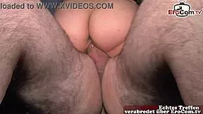 chubby old stepdad fucks his young german stepdaughter hard in taboo scene