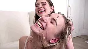 bella tornado and anastasia mistress take dp rough with piss in ass mouth gulp