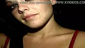 natasha nice the brunette pornstar fingers her pierced pussy then takes a deep creampie solo
