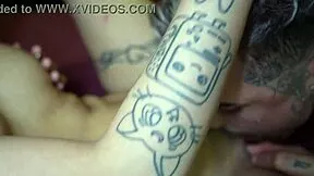superhot latina alt whore takes bareback cock squirting like crazy!