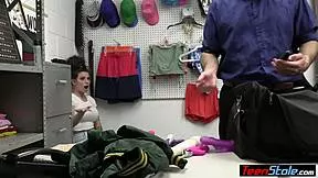 Indica flower offers her naughty teen thief charms to lp officer