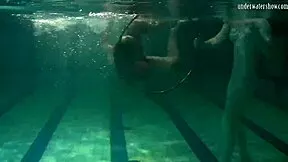 russian lesbian brunettes kissing juicy natural tits underwater pool ex girlfriend friend babe small tits emotional connection