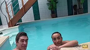 Hunt4k cuckold watches stranger pound young slutty girlfriend poolside