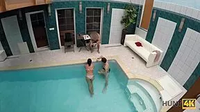 Hunt4k cuckold watches stranger pound young slutty girlfriend poolside