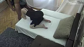 behind the scenes with police woman mia evans taking a hard pounding