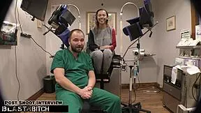 kalani luana bends over as doctor blasts her latina ass with hot cum