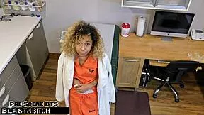 kalani luana bends over as doctor blasts her latina ass with hot cum