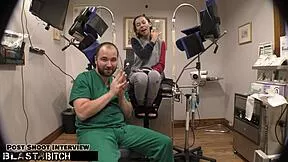 kalani luana bends over as doctor blasts her latina ass with hot cum