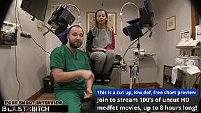 kalani luana bends over as doctor blasts her latina ass with hot cum