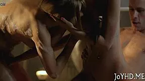 lascivious barely legal teen worships massive cock before wet pounding session