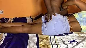 AFRICAN 18+ TEEN DITCHES SCHOOL FOR ROUGH COCK POUNDING!
