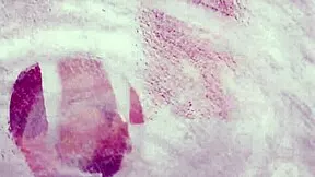 polina's petite blonde milf ass striptease on car top bombshell tease