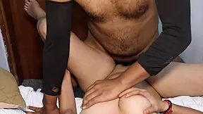 What if sexy 18+ teen sneaks into neighbor's flat for wet fingering, rough anal pounding and monster cock creampie riding?