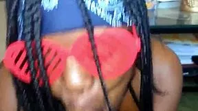 Sloppy Deepthroat Head from Petite Black 18yo Ebony Caught on Valentine's!!