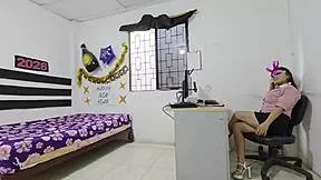 A nympho calls stepdad to fix computer but rides his limp cock desperately!