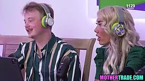 Step Moms Swap Stepsons Kissing 4some Live Taboo