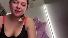 Extreme Close-Up: Fat BBW Fingers Shaved Pussy Hard in Fitting Room