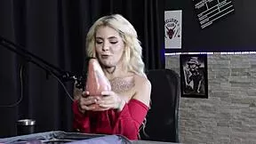 kyra sex teases in sheer red lingerie during bia hot podcast prelims - part 4