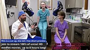 Holy Shit Luci Starr's First Gyno Exam Spreads That Shaved Pussy Wide!