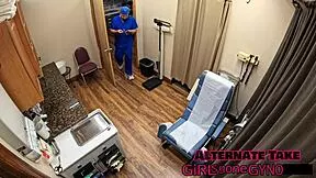 Holy Shit Luci Starr's First Gyno Exam Spreads That Shaved Pussy Wide!