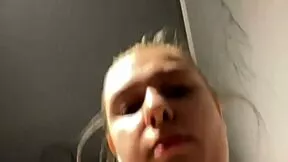 damn this bbw blonde risks it all fucking wet in public gym, her big natural tits bouncing through orgasms.