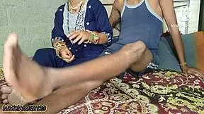 Amrita Bhabhi Begs Hard Nighttime Pounding!