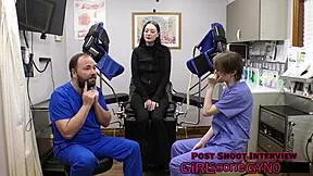 Holy Shit Luci Starr's First Gyno Exam Spreads That Shaved Pussy Wide!