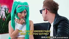 oh man ayumu kase cums so hard in this otaku scene with bill bailey its insane!