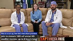 NURSE SERENA SPREADS ASS IN HOSPITAL P.O.V. CLOSE-UP!